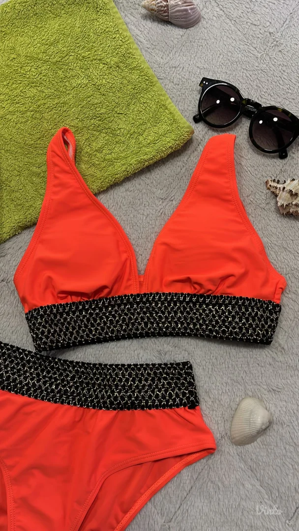 Shein dvodelni kupaći, S, NOVO