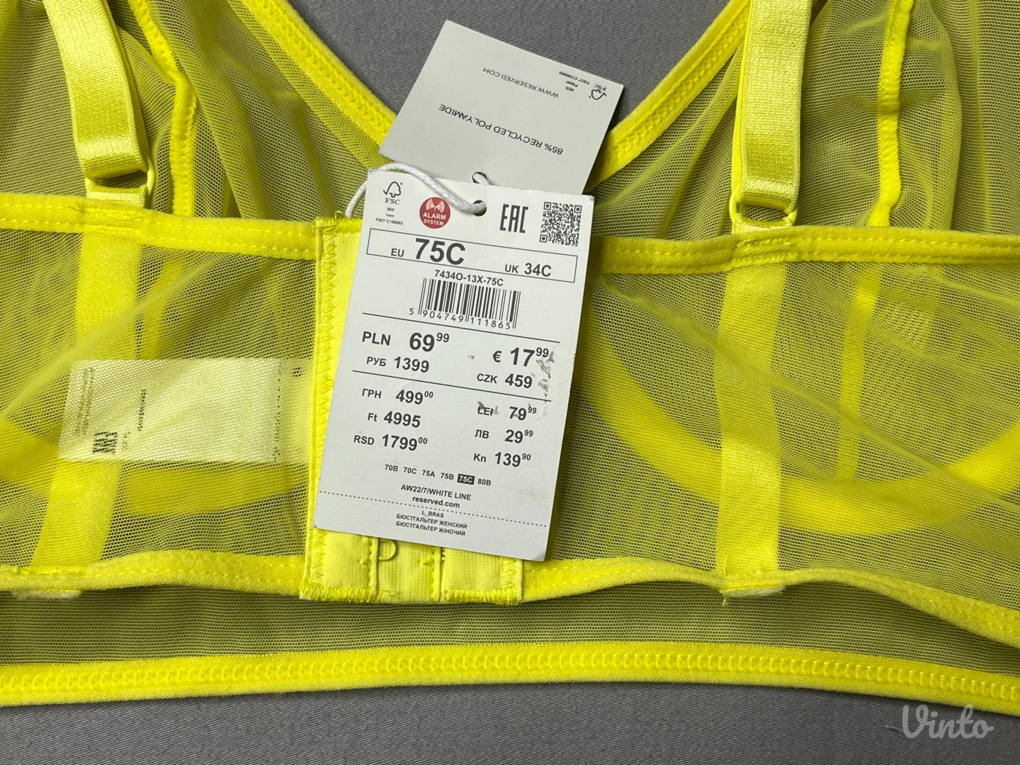 Reserved brushalter, 75C, NOVO sa etiketom