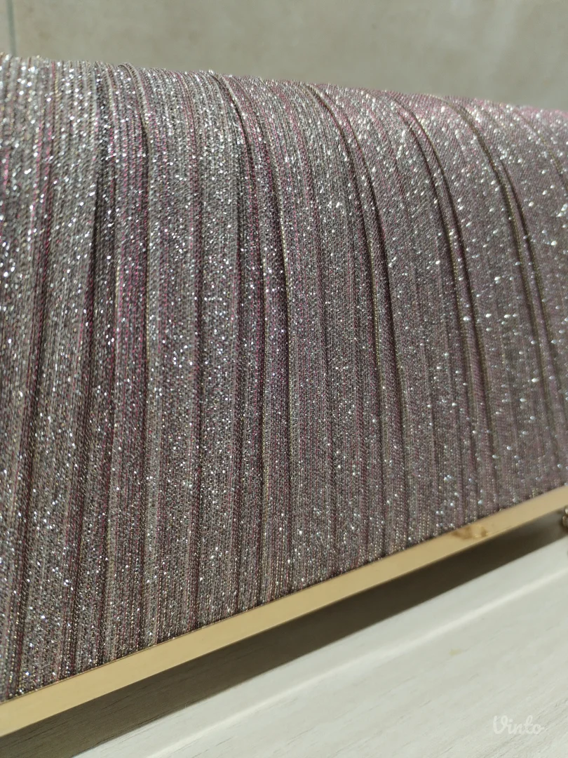 Elegant champagne gold rose torba , NOVO