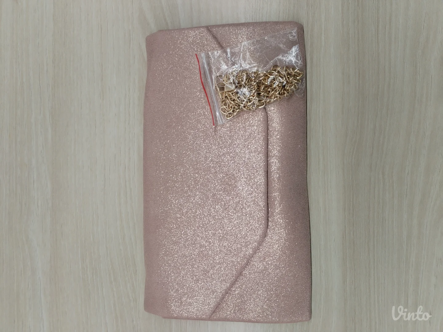 Sparkling chain flap torba, NOVO