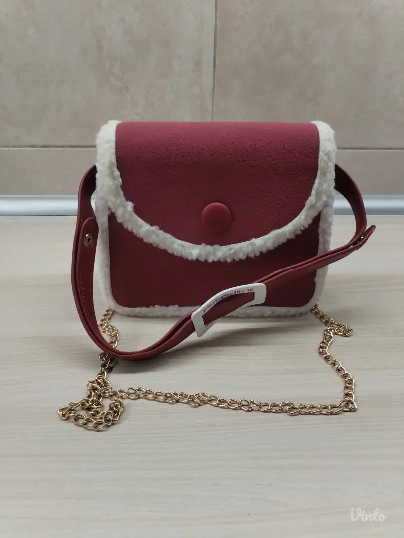 Faux lamb wool torba, NOVO