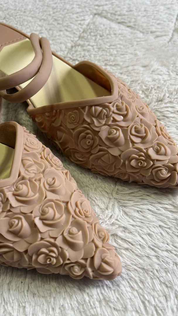 Beige papuče, 38,NOVO