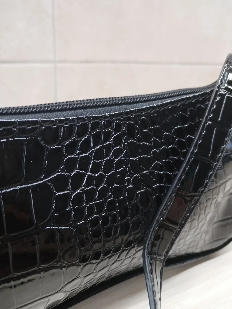 Minimalist croco pattern torba, NOVO