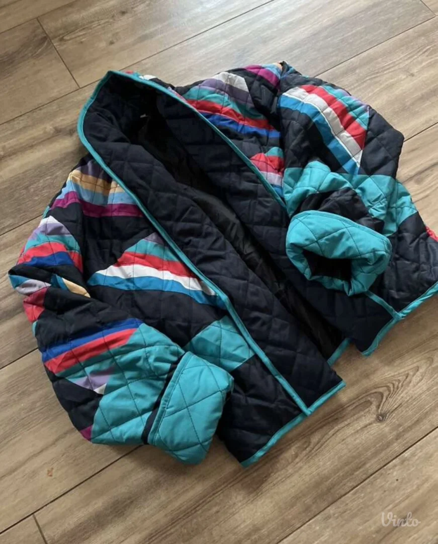 Oversize šarena jakna