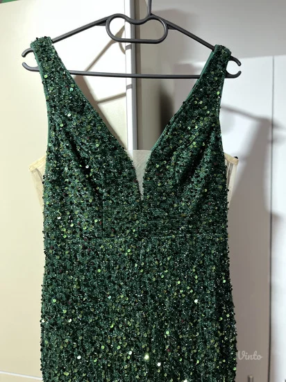 Duga elegantna haljina šljokice