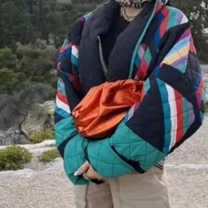 Oversize šarena jakna