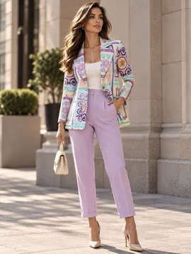 Pastelno elegantno odelo