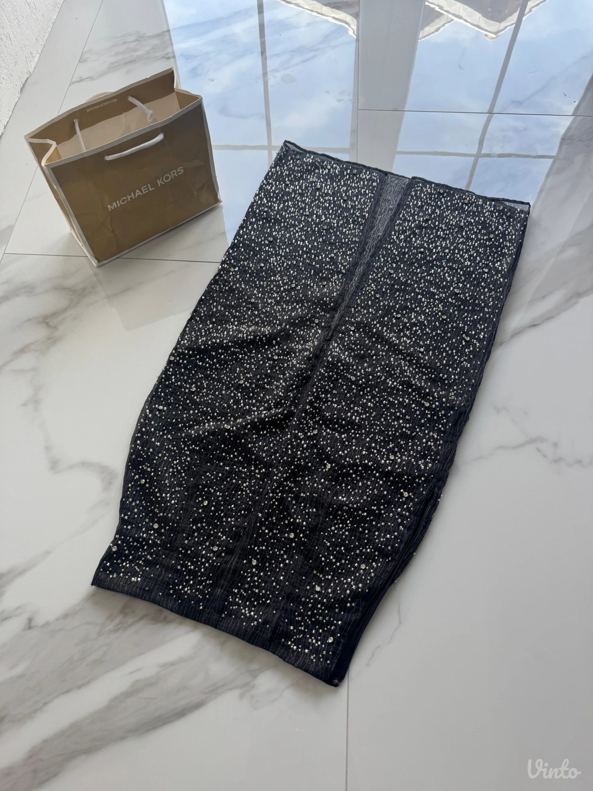 H&M cipkana suknja RUCNI RAD
