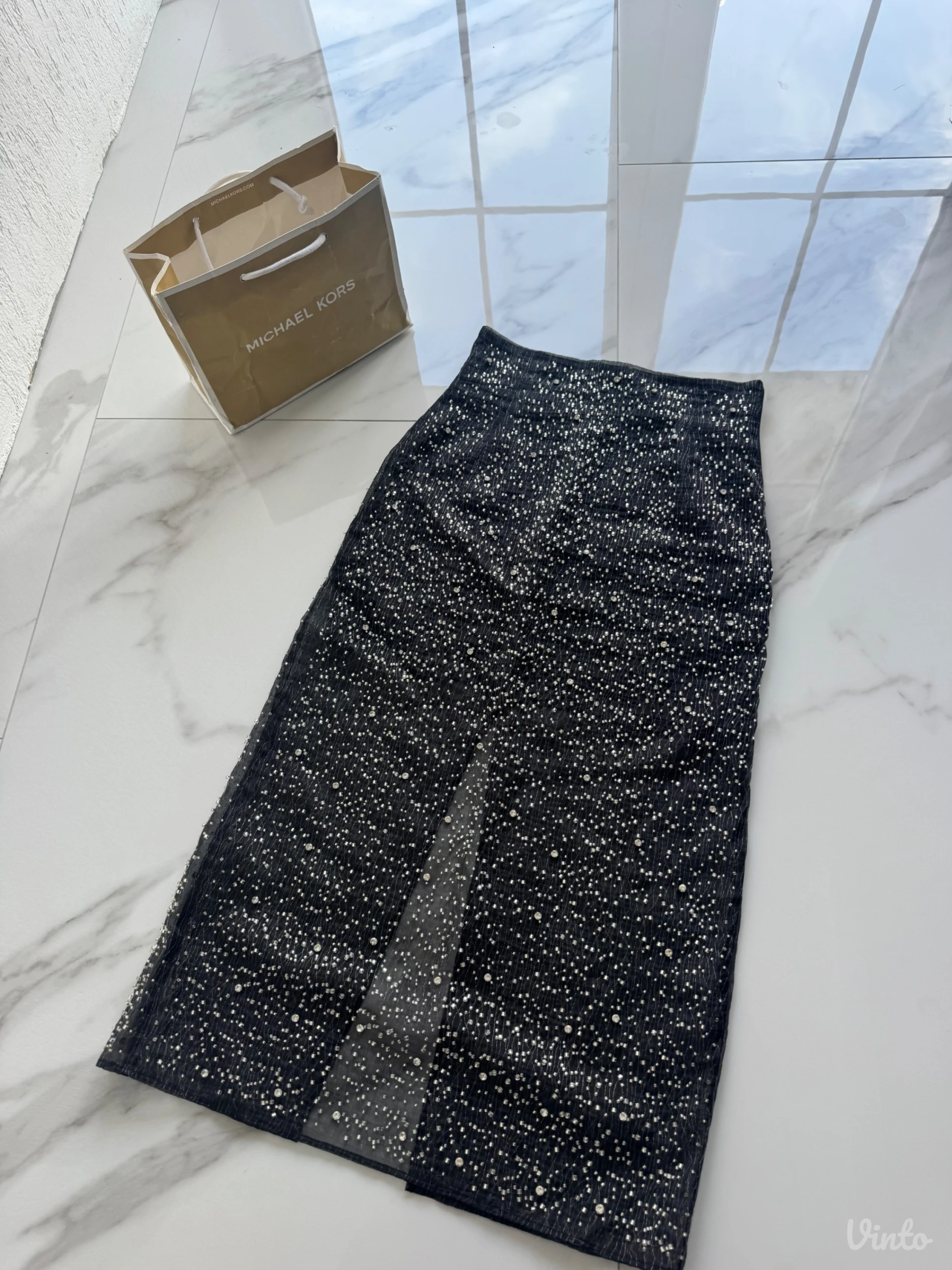 H&M cipkana suknja RUCNI RAD