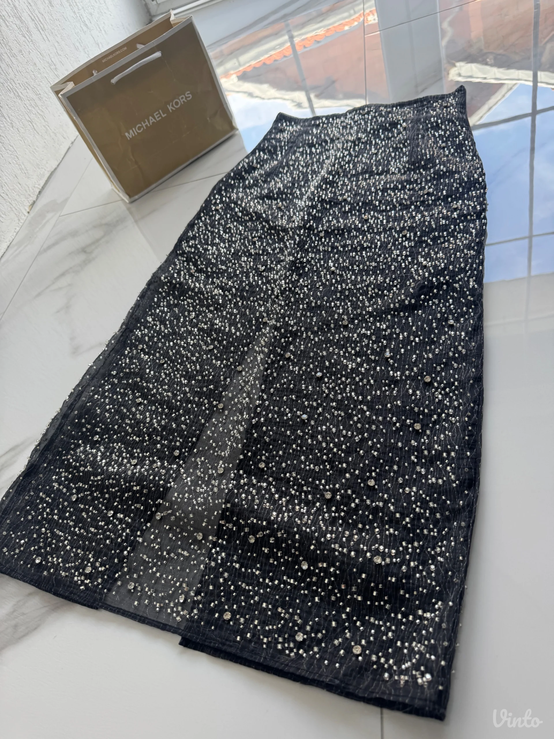 H&M cipkana suknja RUCNI RAD