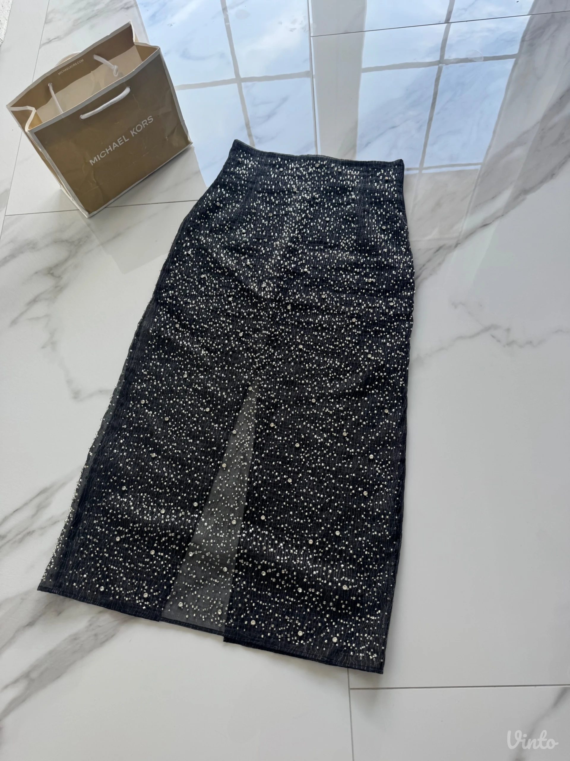 H&M cipkana suknja RUCNI RAD
