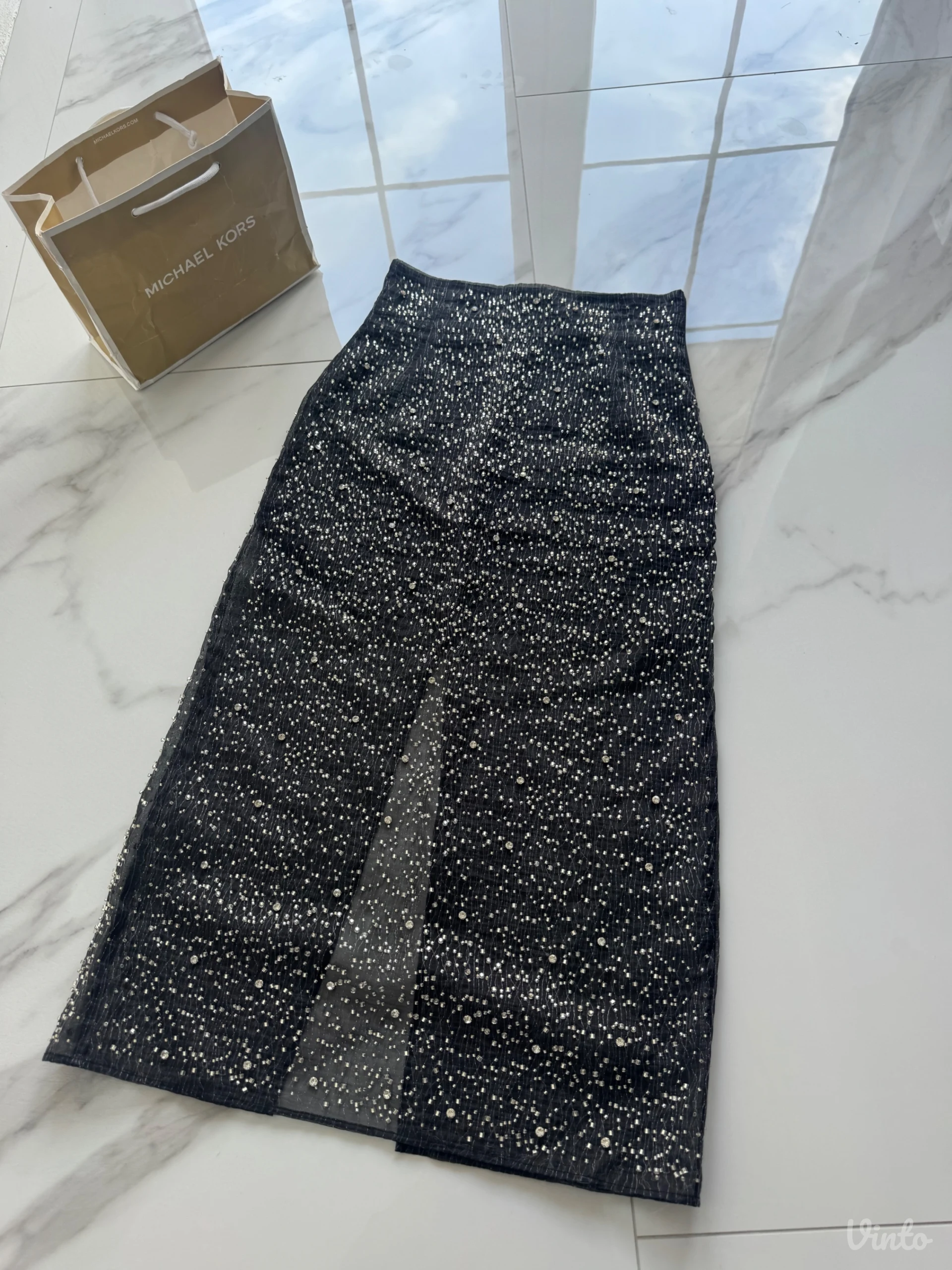 H&M cipkana suknja RUCNI RAD