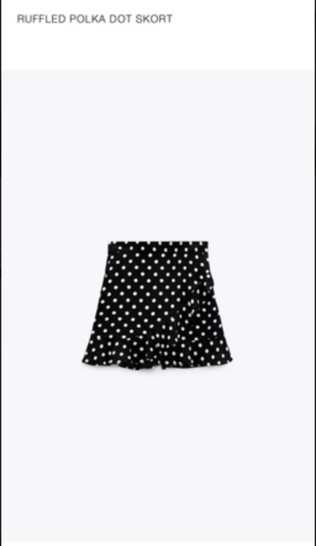 Zara skort