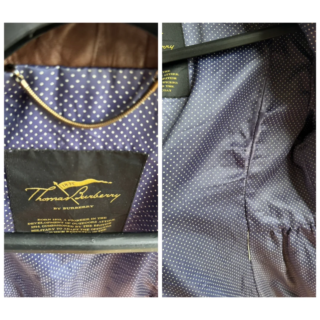 Original Burberry mantil od kože M ODLIČAN