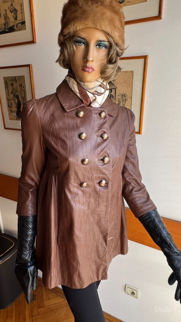 Original Burberry mantil od kože M ODLIČAN