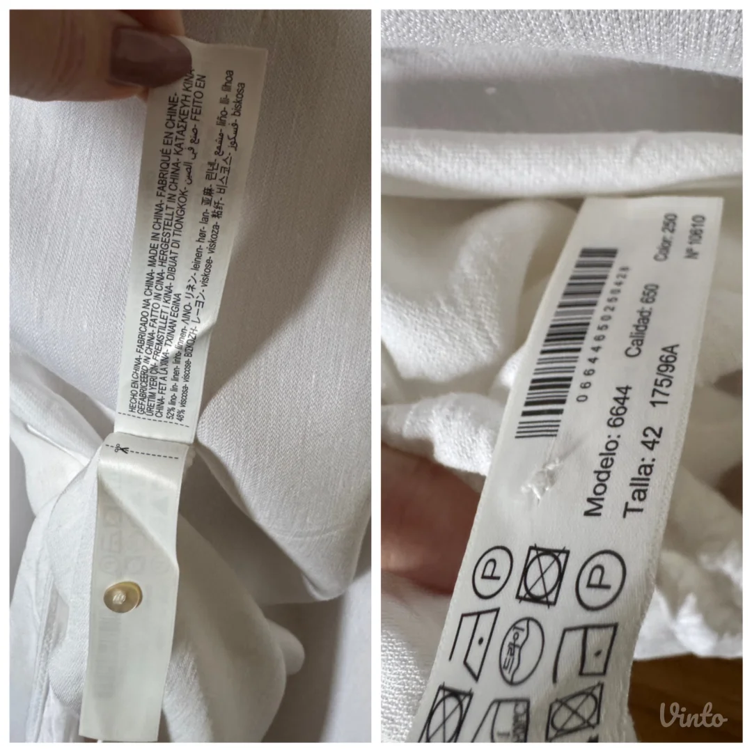 NOV laneni kombinezon Massimo Dutti L