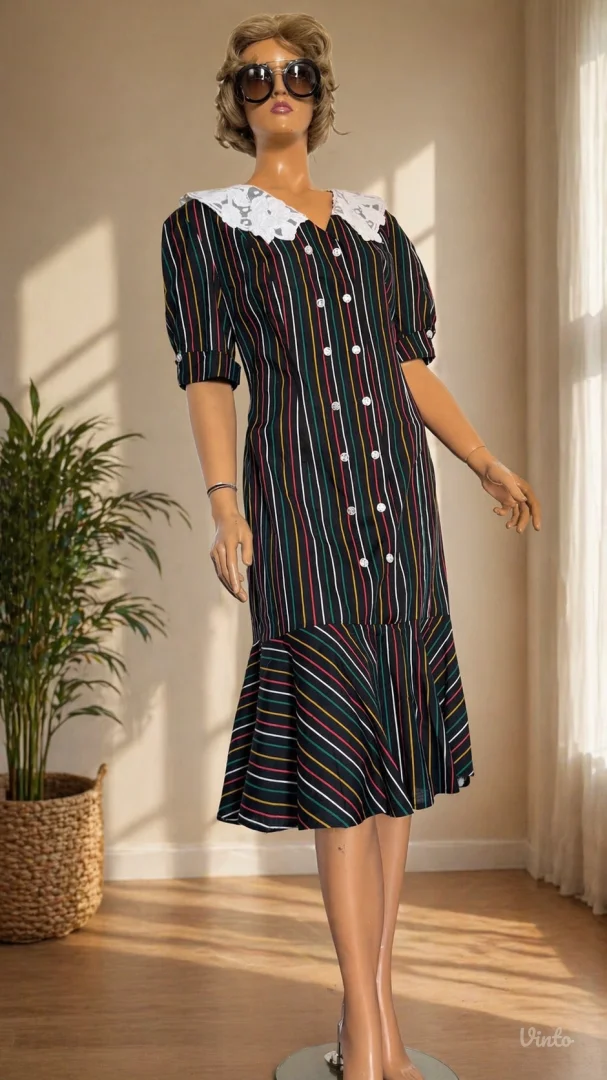 Haljina radjena po meri Vintage style XL