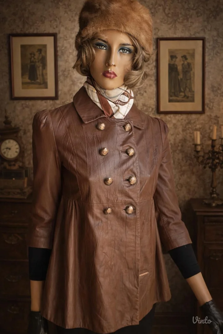 Original Burberry mantil od kože M ODLIČAN