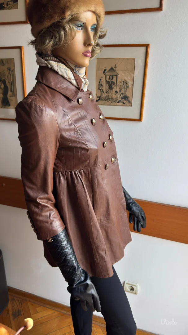 Original Burberry mantil od kože M ODLIČAN