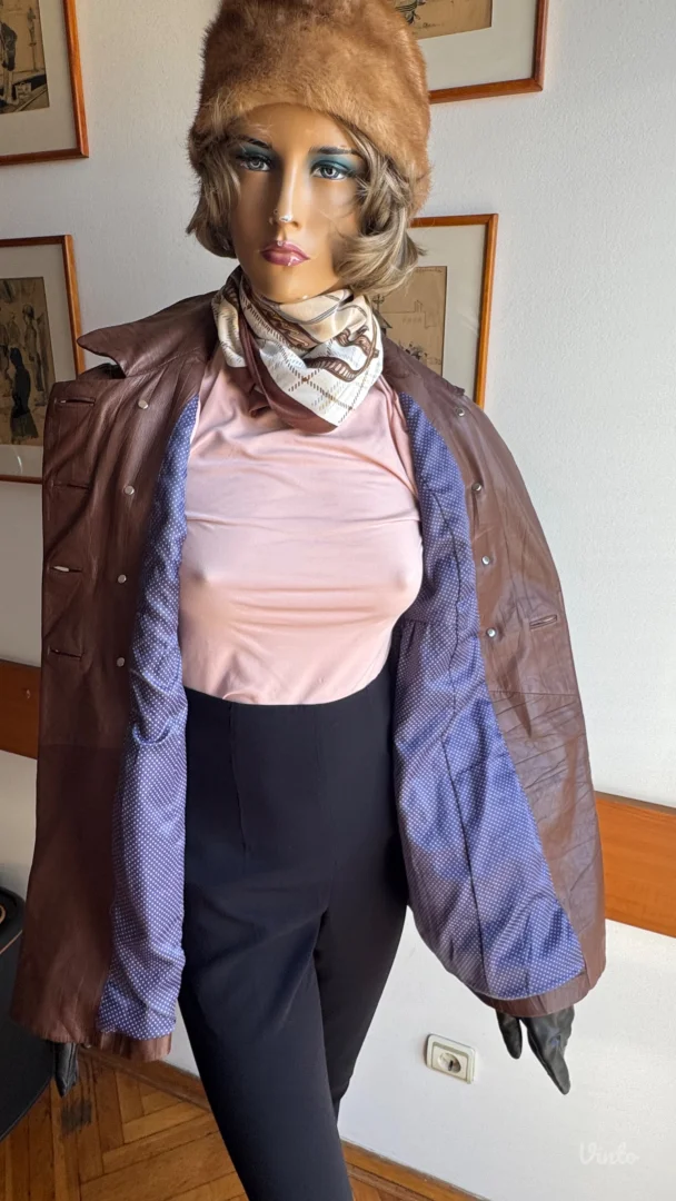 Original Burberry mantil od kože M ODLIČAN