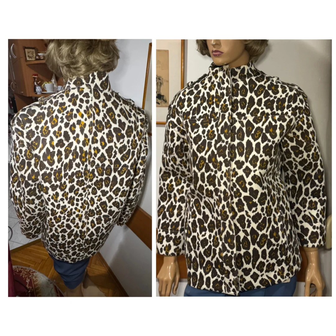 Stella McCartney Jakna Leopard Print Nova 38