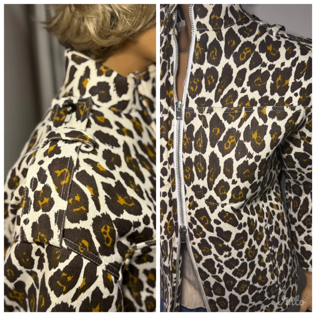 Stella McCartney Jakna Leopard Print Nova 38