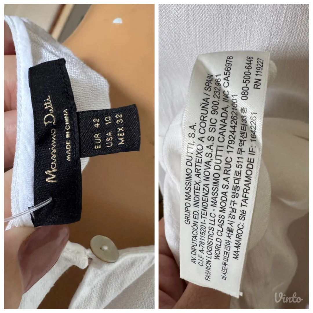 NOV laneni kombinezon Massimo Dutti L