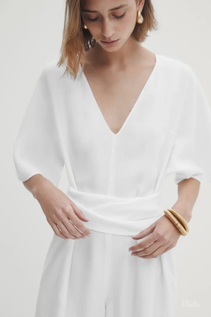 NOV laneni kombinezon Massimo Dutti L