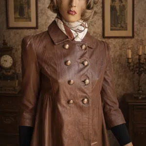 Original Burberry mantil od kože M ODLIČAN