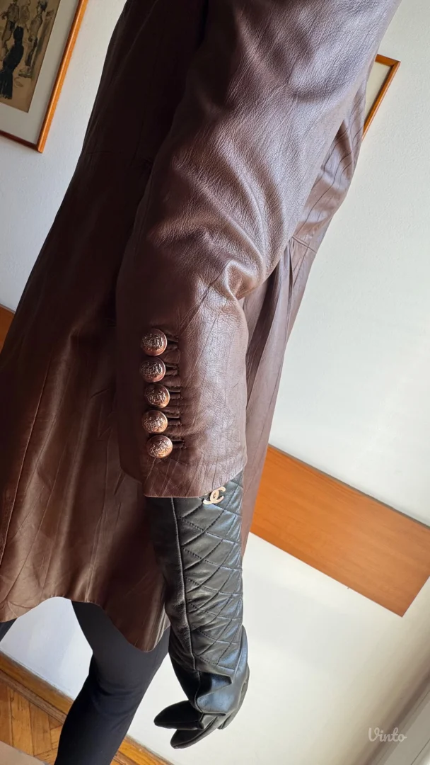 Original Burberry mantil od kože M ODLIČAN