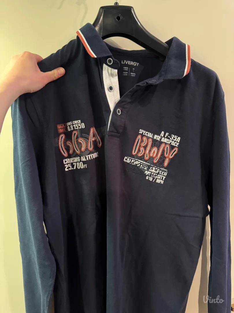 Muska majica dugi rukav