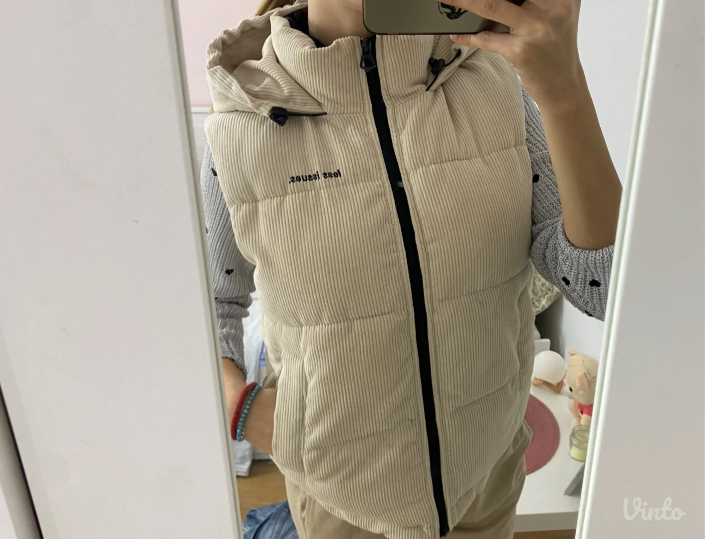 New Yorker- bež prsluk