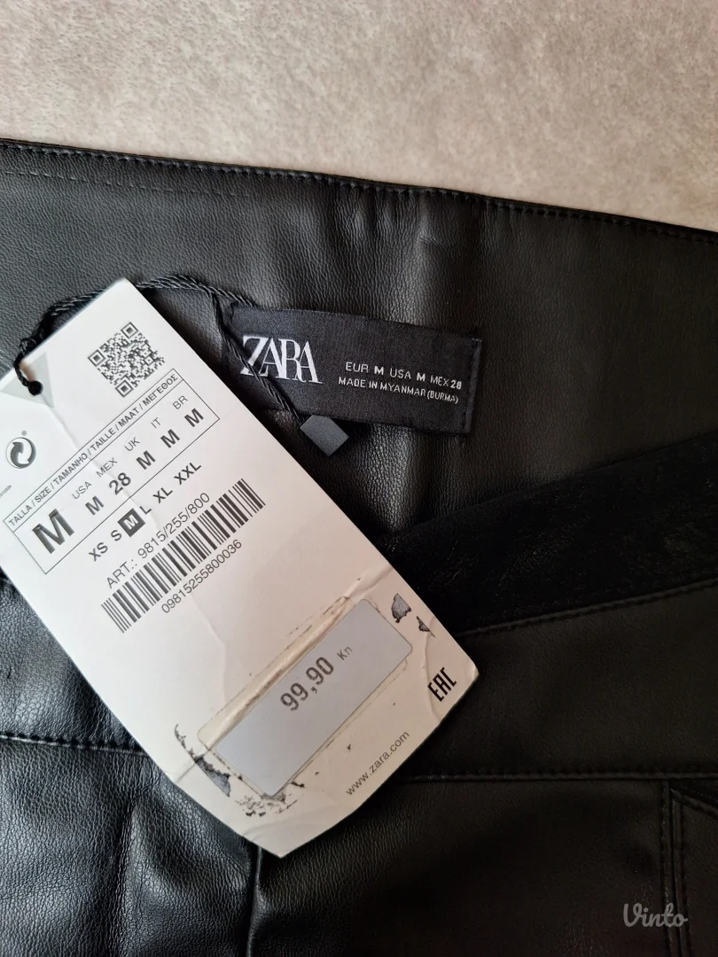 Kozne pantalone Zara