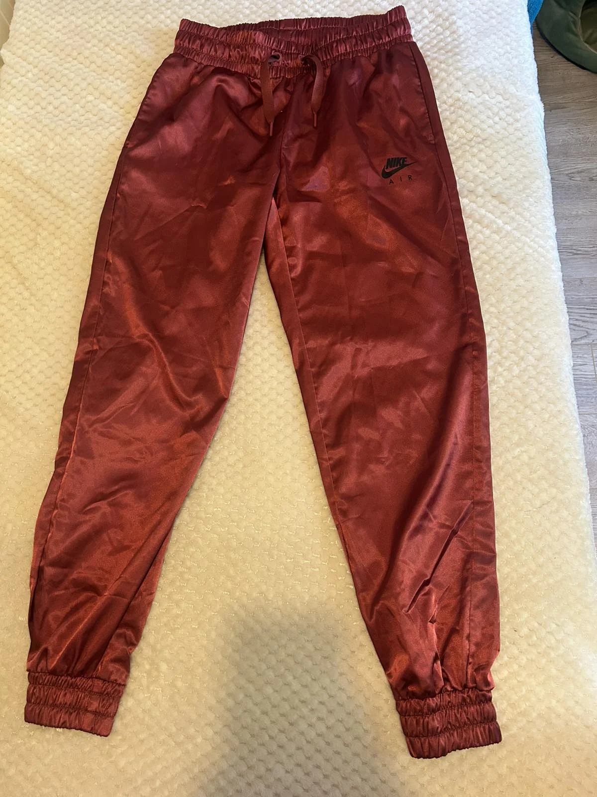 Nike air women's satin tracksuit bottoms