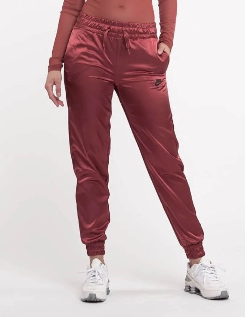 Nike air women's satin tracksuit bottoms