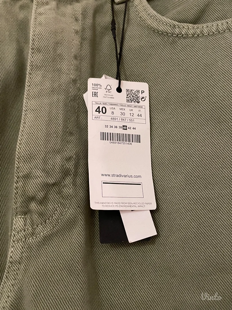 NOVE Stradivarius pantalone 40