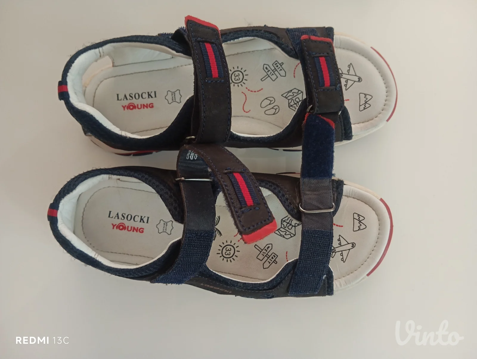 Lasocki sandale za dečake, dužina gazišta 21 cm,nošene par puta