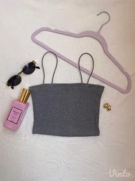 Ženska crop top majica sa brtelama