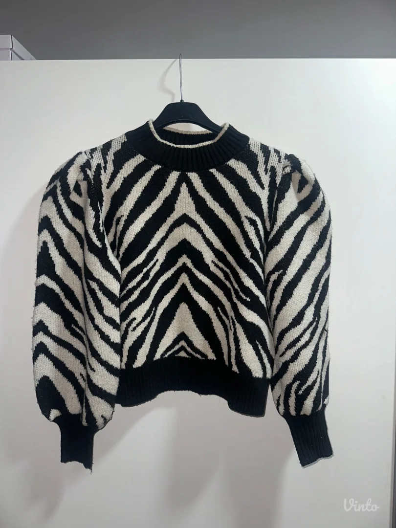 Zenski dzemper-zebra print