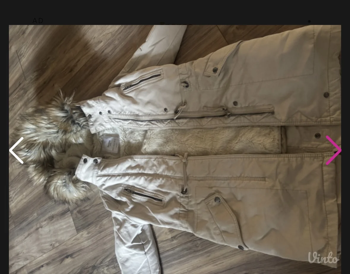 Zimska jakna stradivarius