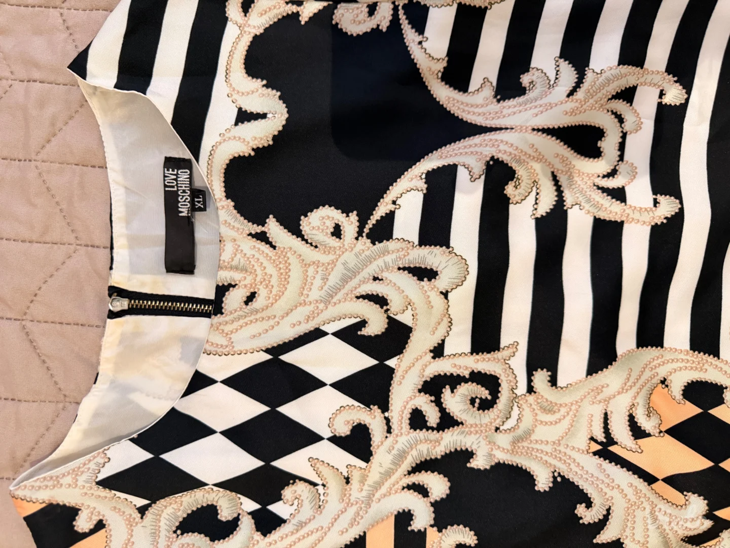 Moschino- crna zenska haljina XL