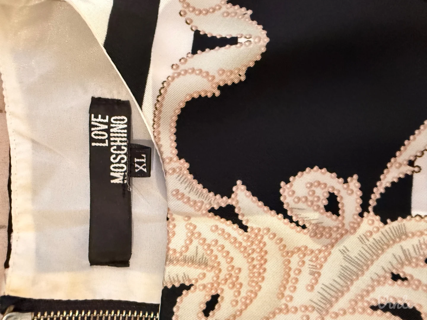 Moschino- crna zenska haljina XL