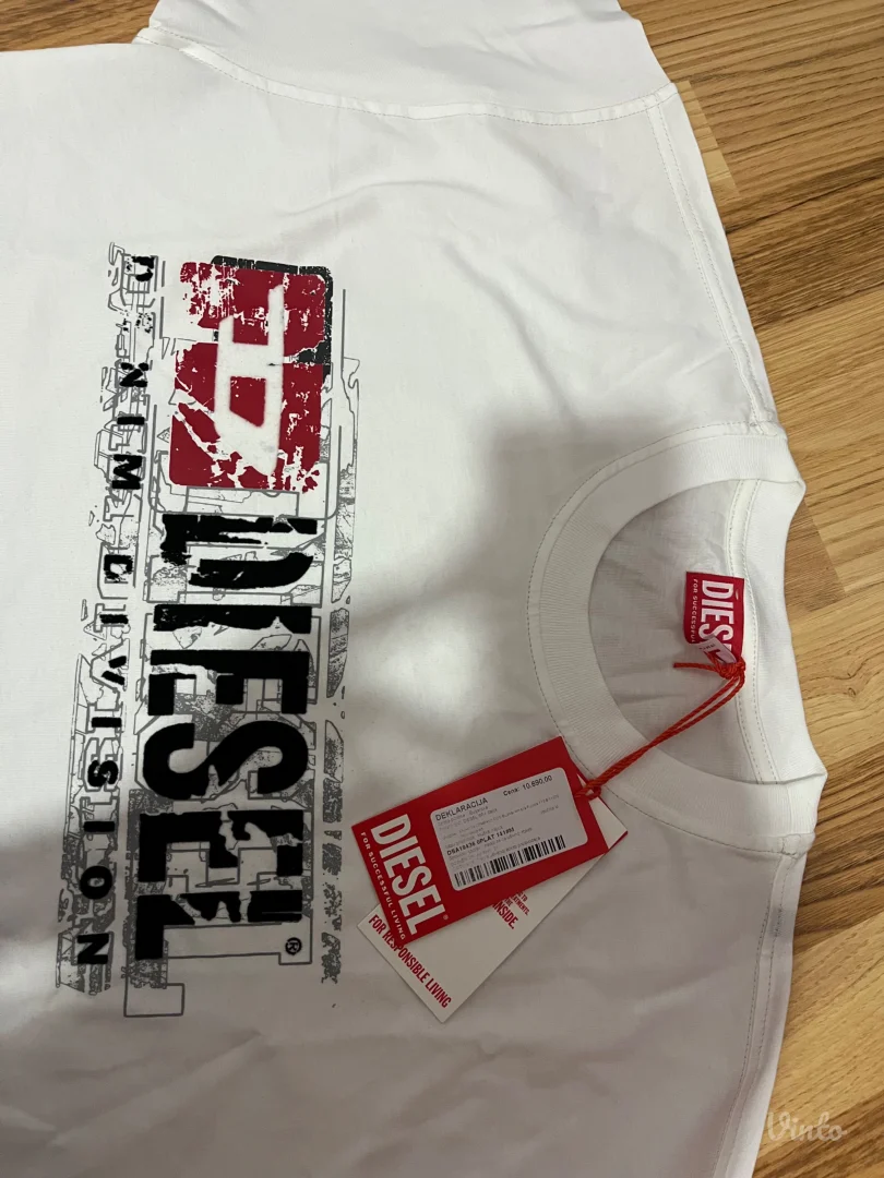 Diesel-bela muska majica nova