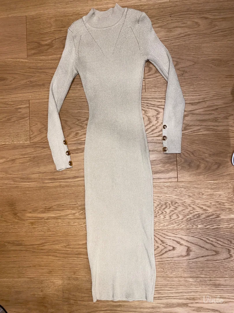 Koncana zlatna haljina