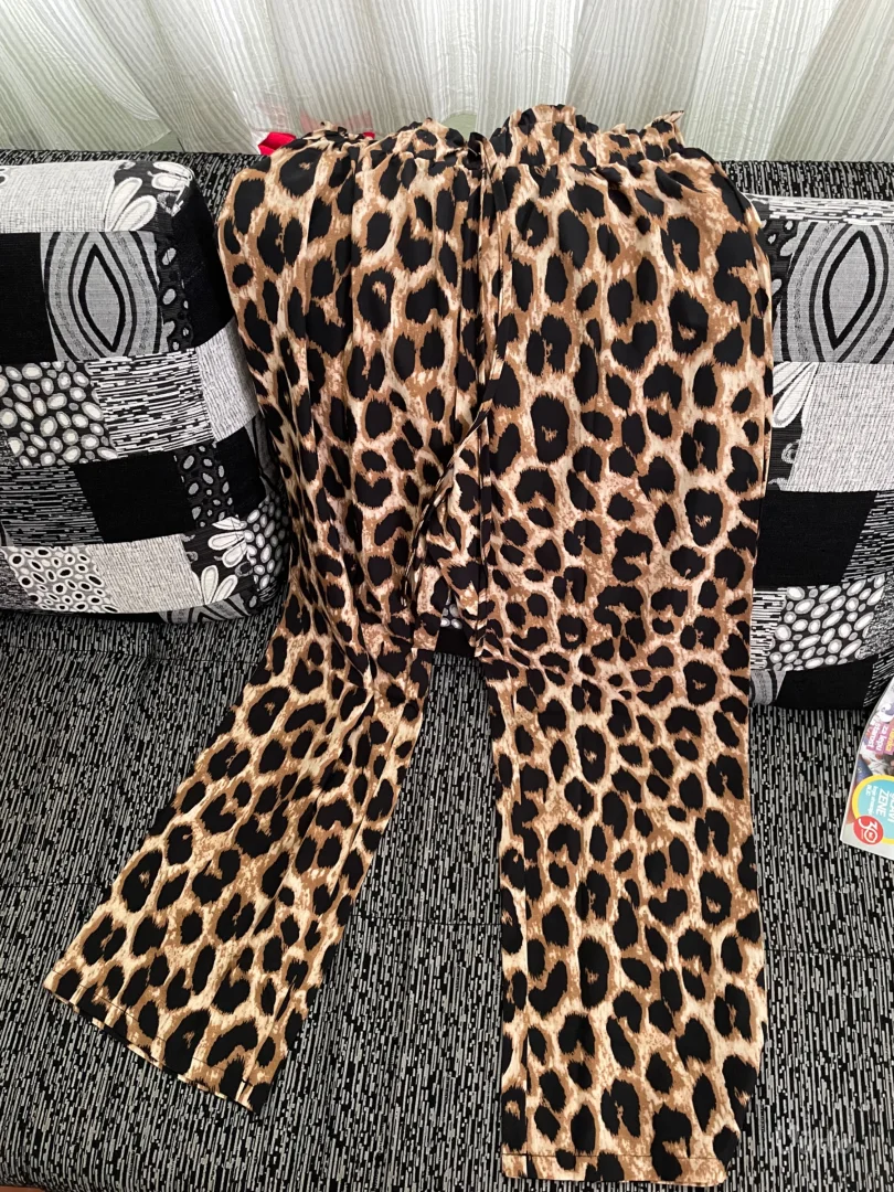 Leopard pantalone zenske