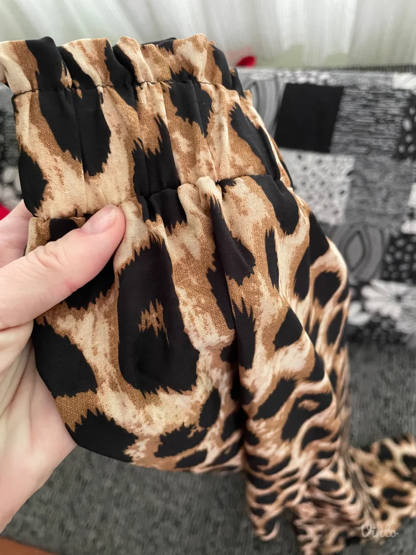 Leopard pantalone zenske