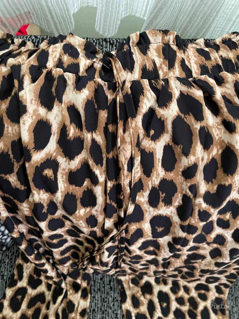Leopard pantalone zenske