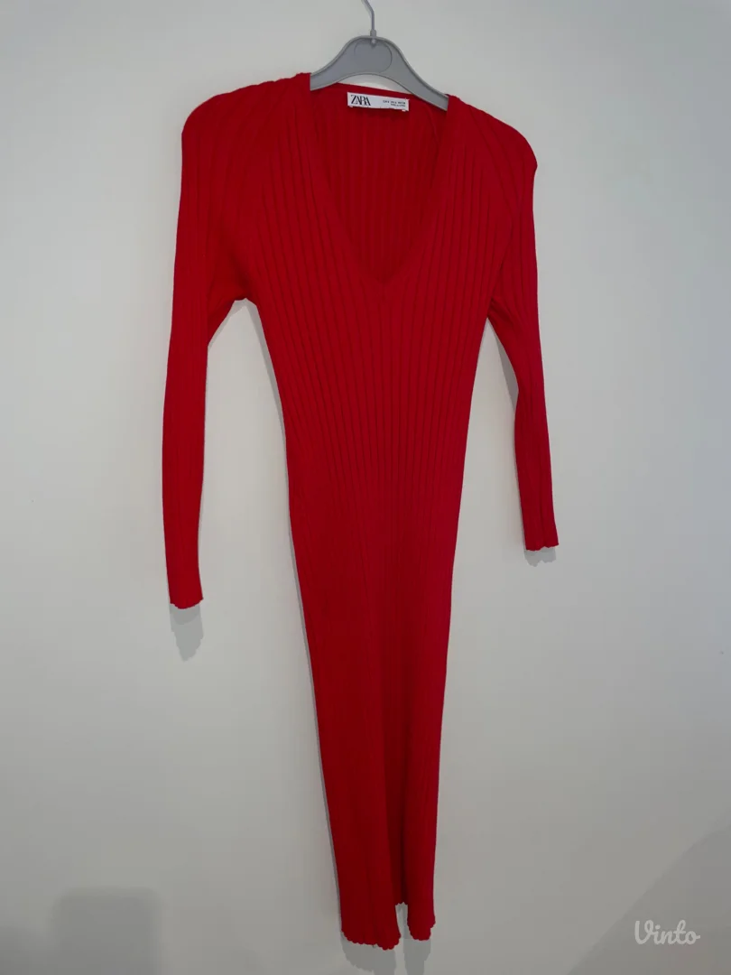Zara crvena haljina