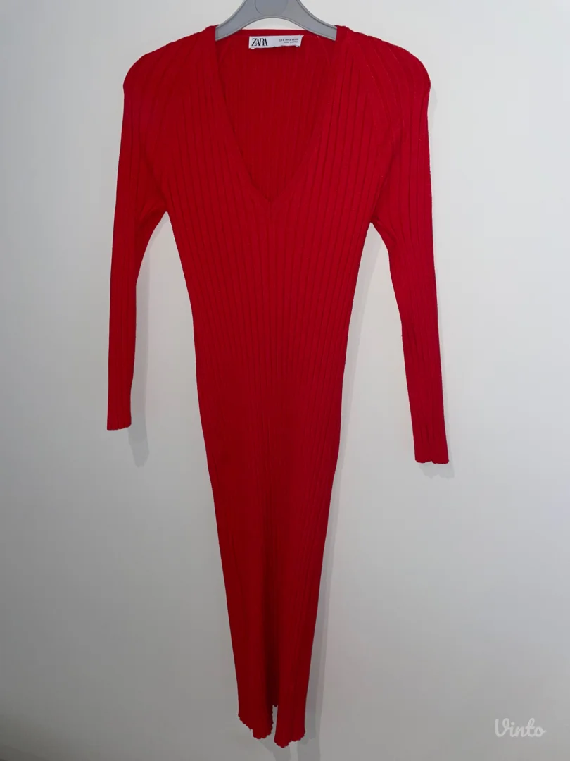 Zara crvena haljina