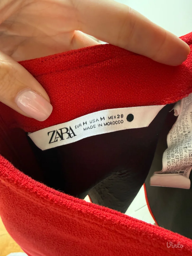 Zara crvena haljina